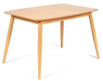 Кухонный раздвижной стол Pavillion (Павильон) бук/мдф 80x120+40x75, Натуральный арт.13982 в Глазове