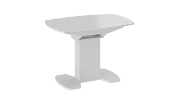 Стеклянный стол Портофино (СМ(ТД)-105.01.11(1)), цвет  Белый глянец/Стекло белое в Глазове