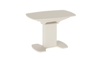 Стеклянный обеденный стол Портофино (СМ(ТД)-105.01.11(1)), цвет Бежевое/Стекло бежевое матовое LUX в Сарапуле
