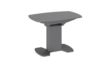 Раздвижной стол Портофино (СМ(ТД)-105.01.11(1)), цвет Серое/Стекло серое матовое LUX в Глазове