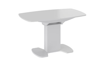 Стол из стекла Портофино (СМ(ТД)-105.02.11(1)), цвет Белый глянец/Стекло белое в Сарапуле