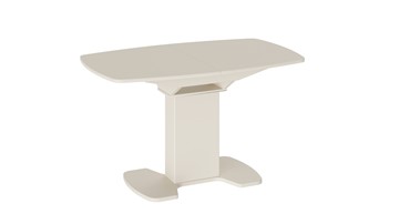 Стол со стеклянной столешницей Портофино (СМ(ТД)-105.02.11(1)), цвет Бежевое/Стекло бежевое матовое LUX в Сарапуле
