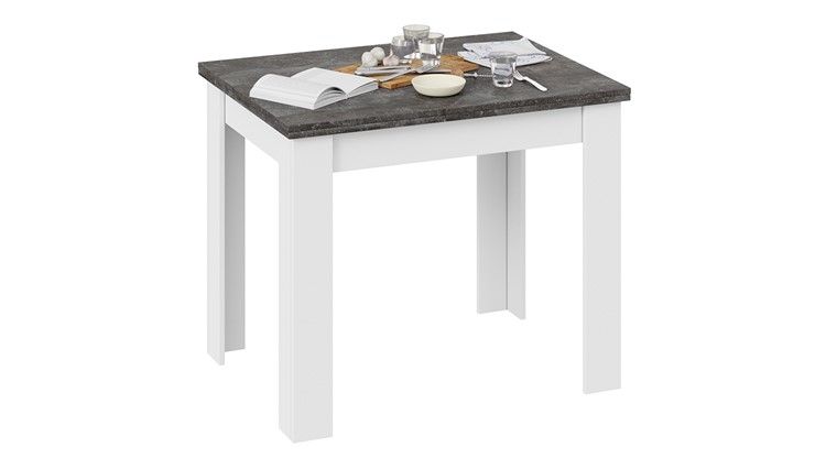 Кухонный раздвижной стол Промо тип 3 (Белый/Ателье темный) в Сарапуле - изображение 2