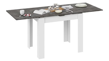 Кухонный раздвижной стол Промо тип 3 (Белый/Ателье темный) в Сарапуле - предосмотр 3
