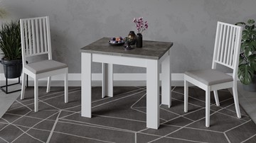 Кухонный раздвижной стол Промо тип 3 (Белый/Ателье темный) в Сарапуле - предосмотр 5