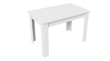 Обеденный раздвижной стол Промо тип 4 (Белый/Белый) в Глазове