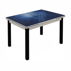 Кухонный стол раскладной Шанхай исп.2 ноги метал. крашеные №21 (Exclusive h149/белый) в Сарапуле