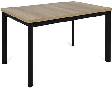 Кухонный стол раздвижной Токио-2L (ноги металлические черные, дуб каньон) в Глазове