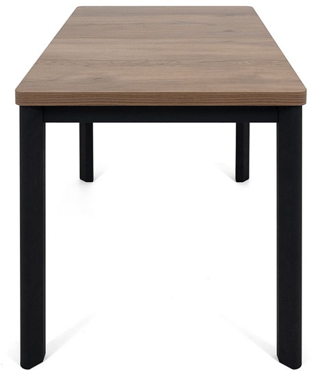 Раздвижной стол Токио-2L (ноги металлические черные, дуб табако) в Глазове - изображение 2
