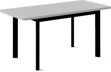 Раздвижной стол Токио-2L (ноги металлические черные, светлый цемент) в Сарапуле - предосмотр 1