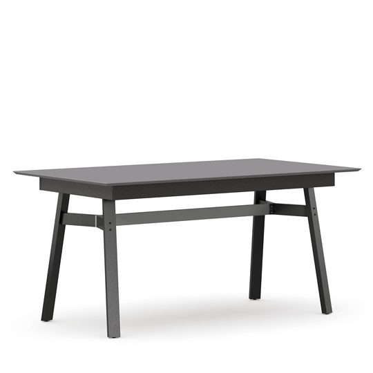 Обеденный стол 1600 Элиот ЛД 414.100.000, Оникс Серый/Чёрный в Глазове - изображение 1