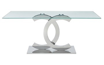 Стеклянный кухонный стол FT-151 (180) прозрачный в Глазове