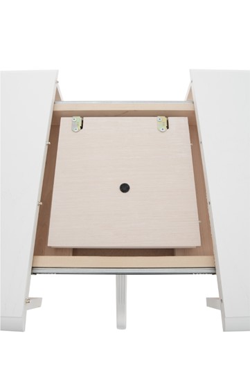 Кухонный стол раздвижной Фабрицио-1 исп. Мини 1100, Тон 12 (Морилка/Эмаль) в Сарапуле - изображение 4