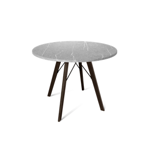 Обеденный круглый стол SHT-TU9 / SHT-TT 90 МДФ (венге/серый мрамор) в Глазове