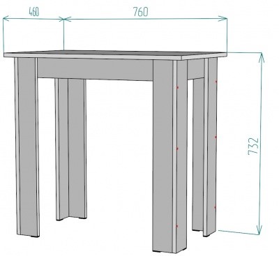 Обеденный стол T94, ДВ в Сарапуле - изображение 1