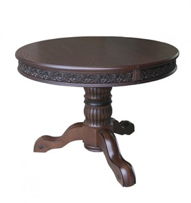 Деревянный стол Милорд 110х160, Орех + Патина в Сарапуле