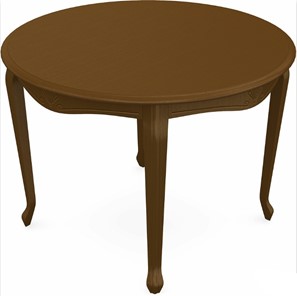 Обеденный круглый стол Кабриоль исп. Круг 1250, тон 2 (Морилка/Эмаль) в Сарапуле
