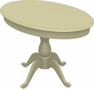 Обеденный раздвижной стол Фабрицио-1 исп. Эллипс, Тон 10 Покраска + патина (в местах фрезеровки) в Сарапуле