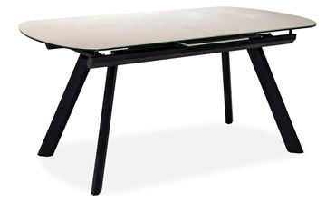 Керамический обеденный стол Шамони 2CQ 160х90 (Oxide Avorio/Графит) в Глазове