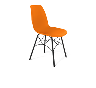 Обеденный стул SHT-ST29/S107 (оранжевый ral2003/черный муар) в Сарапуле