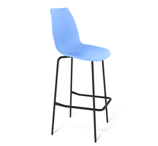 Барный стул SHT-ST29/S29 (голубой pan 278/черный муар) в Сарапуле