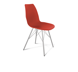 Кухонный стул SHT-ST29/S37 (красный ral 3020/хром лак) в Сарапуле