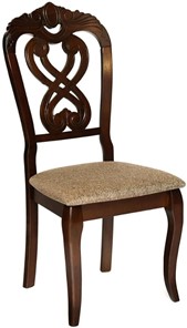 Обеденный стул Андромеда, дерево гевея 47х55х107 Cappuchino/ткань коричневая S 168-7 арт.19543 в Сарапуле