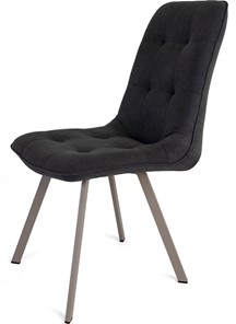 Обеденный стул Бакарди, ноги мокко прямоугольные 1-Q3015/велюр T180 Горький шоколад в Сарапуле