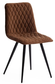 Обеденный стул CHILLY X (mod.7096) 45х53х88 коричневый barkhat 11/черный арт.15557 в Сарапуле