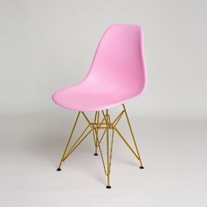Обеденный стул DSL 110 Gold (розовый) в Сарапуле