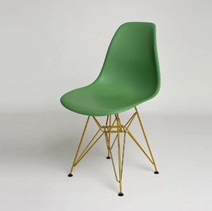 Обеденный стул DSL 110 Gold (темно-зеленый) в Глазове