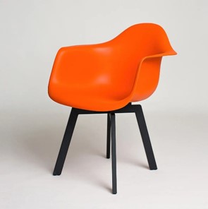 Кухонный стул DSL 330 Grand Black (Оранжевый) в Глазове