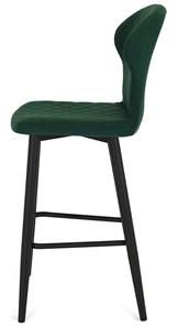 Обеденный стул Марио барный(Изумрудный Т189/ноги черные) в Сарапуле - предосмотр 1