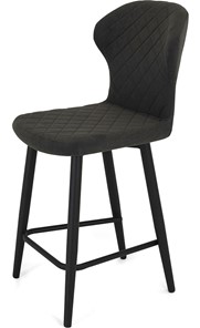 Кухонный стул Марио полубарный (Горький шоколад Т190/ноги черные) в Сарапуле