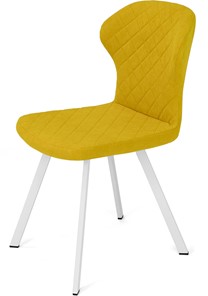 Кухонный стул Марио (Желтый Т182/ноги белые) в Сарапуле
