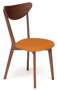 Кухонный стул MAXI (Макси), бук/ткань 86x48,5x54,5 Оранжевый/коричневый (2 шт) арт.10467 в Глазове