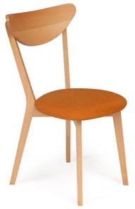 Кухонный стул MAXI (Макси), бук/ткань 86x48,5x54,5 Оранжевый/натуральный бук арт.19592 в Сарапуле