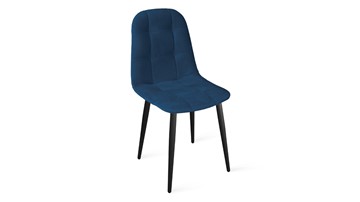 Кухонный стул Райс К1С (Черный муар/Велюр Confetti Blue) в Глазове
