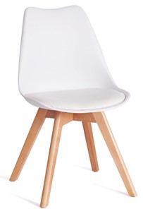 Обеденный стул TULIP (mod. 73-1) 47,5х55х80 белый арт.20220 в Глазове