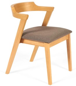 Кухонный стул VERSA (Верса) бук/ткань 54,5x56x74 Натуральный (2 шт) арт.13989 в Глазове