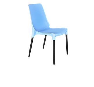 Кухонный стул SHT-ST75/S424-C (голубой/черный муар) в Глазове