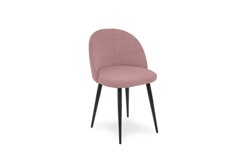 Обеденный стул Brendoss Лайт розовый черные ножки в Сарапуле