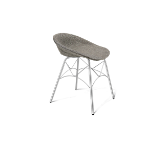 Обеденный стул SHT-ST19-SF1 / SHT-S107 (коричневый сахар/хром лак) в Сарапуле