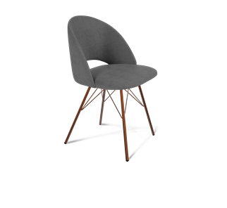 Обеденный стул SHT-ST34 / SHT-S37 (платиново-серый/медный металлик) в Глазове