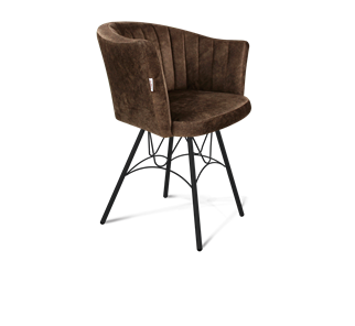 Обеденный стул SHT-ST42-1 / SHT-S100 (кофейный трюфель/черный муар) в Глазове