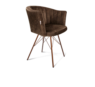 Обеденный стул SHT-ST42-1 / SHT-S37 (кофейный трюфель/медный металлик) в Глазове