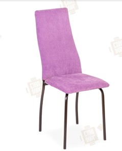 Кухонный стул Волна, каркас металл коричневый, инфинити фиолетовый в Глазове