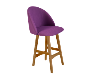 Полубарный стул SHT-ST35 / SHT-S65-1 (ягодное варенье/светлый орех) в Сарапуле