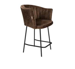 Полубарный стул SHT-ST42-1 / SHT-S29P-1 (кофейный трюфель/черный муар) в Сарапуле