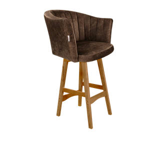 Полубарный стул SHT-ST42-1 / SHT-S65-1 (кофейный трюфель/светлый орех) в Сарапуле - предосмотр